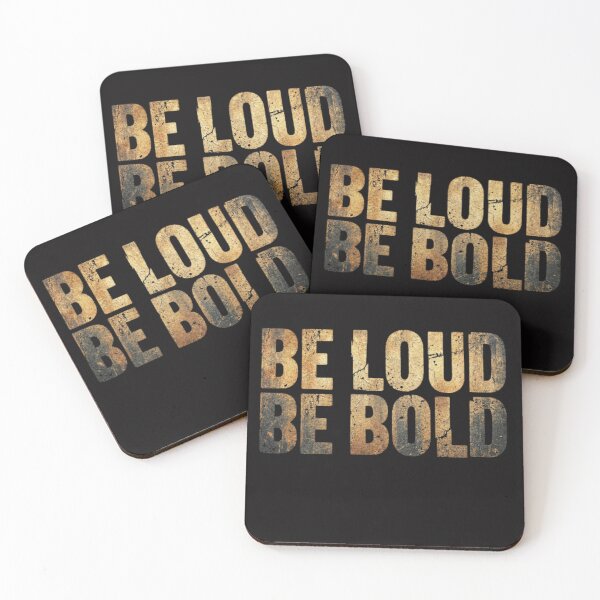 Item preview, Be Loud Be Bold – Retro Bold Minimal Typography Tee designed and sold by CuteOasis.