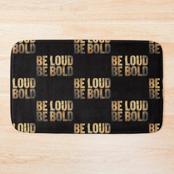 Item preview, Be Loud Be Bold – Retro Bold Minimal Typography Tee designed and sold by CuteOasis.