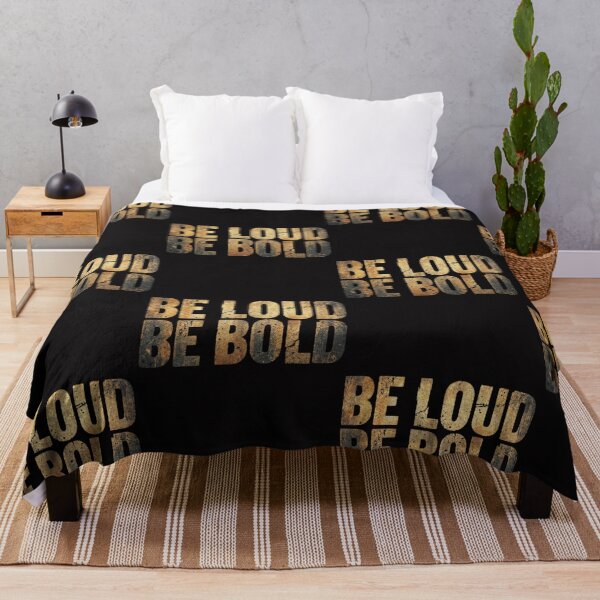 Item preview, Be Loud Be Bold – Retro Bold Minimal Typography Tee designed and sold by CuteOasis.