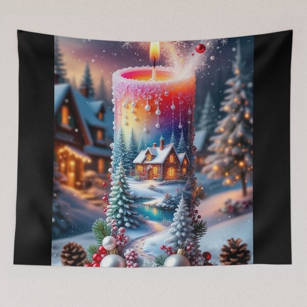 Item preview, Enchanting Christmas Candle Wonderland designed and sold by AmetistLight.