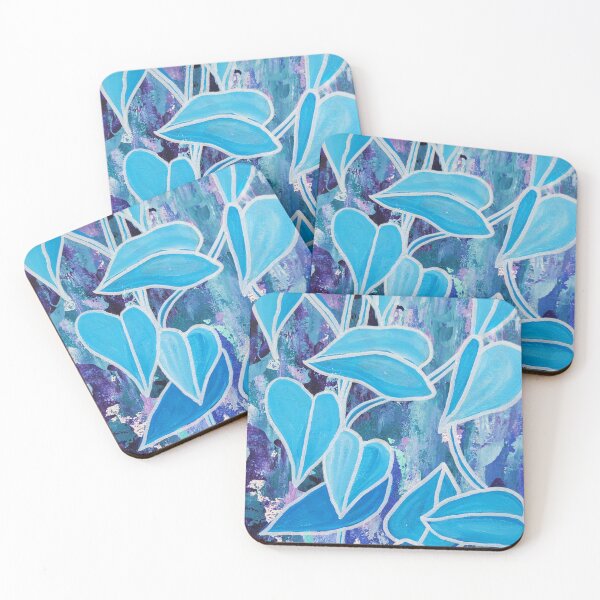 Item preview, Pothos blue designed and sold by MarlaMorrisonArt.