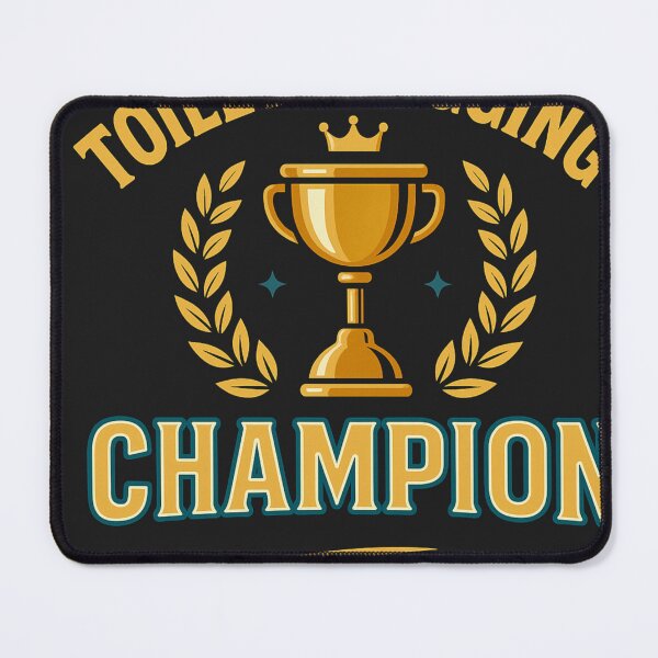 Item preview, Toilet Clogging Champion , Funny Bathroom Humor Gift, Gag Graphic Tee designed and sold by MarylaInvest.