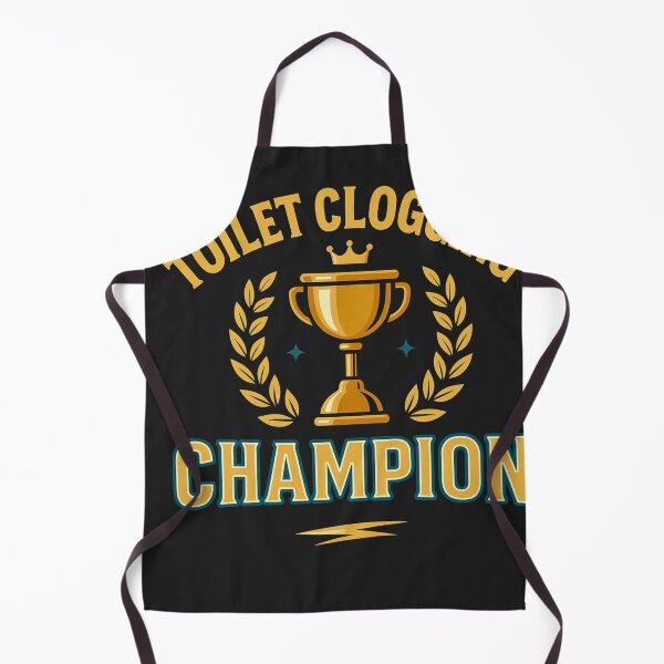Item preview, Toilet Clogging Champion , Funny Bathroom Humor Gift, Gag Graphic Tee designed and sold by MarylaInvest.