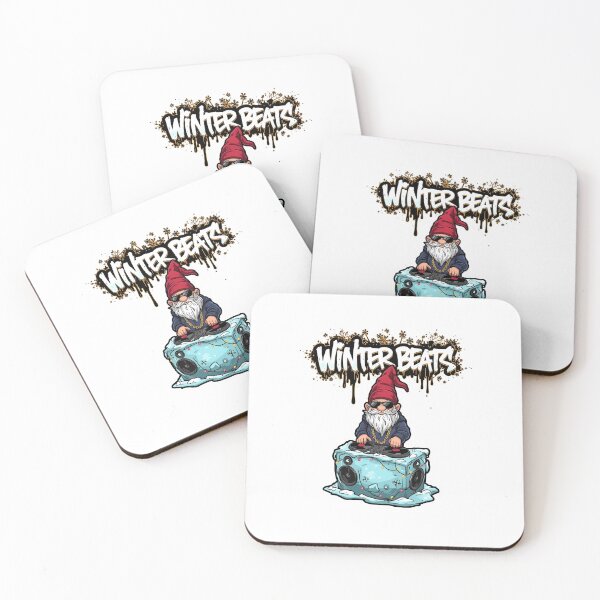 Item preview, Winter Beats Gnome – Holiday DJ with Hip Hop Energy designed and sold by MiszungART.