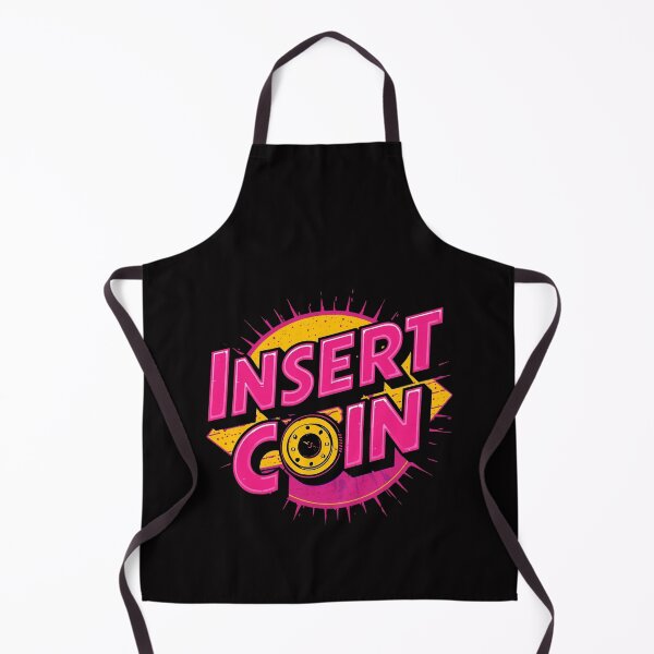 Item preview, Retro Arcade Style Insert Coin Graphic designed and sold by HaarlemPinupParadise.