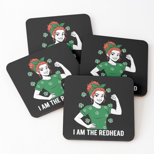 Item preview, I AM THE REDHEAD, St Patrick's Day Gift For Redheads designed and sold by Animal-Replicas.