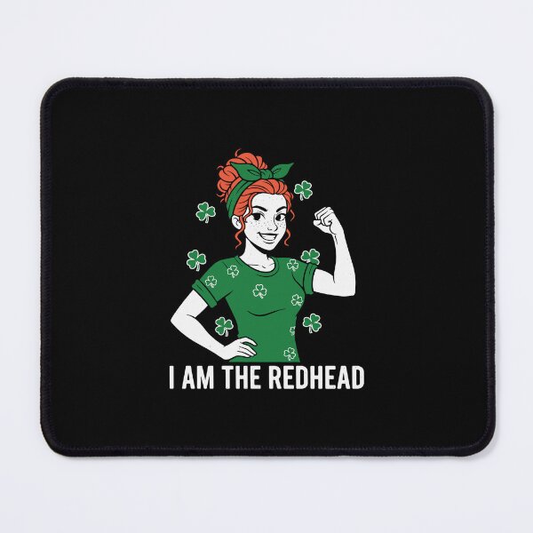 Item preview, I AM THE REDHEAD, St Patrick's Day Gift For Redheads designed and sold by Animal-Replicas.