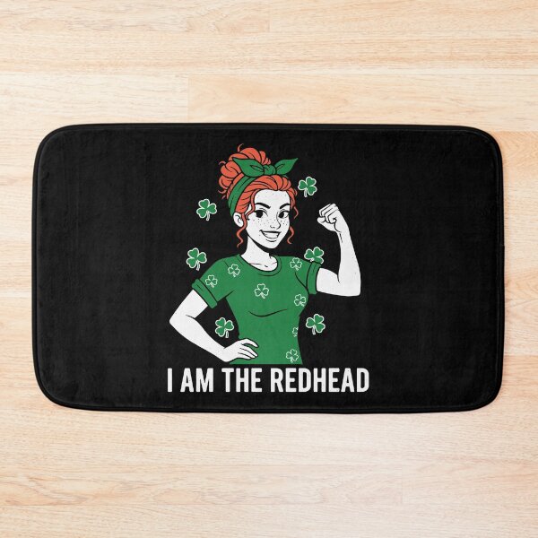 Item preview, I AM THE REDHEAD, St Patrick's Day Gift For Redheads designed and sold by Animal-Replicas.