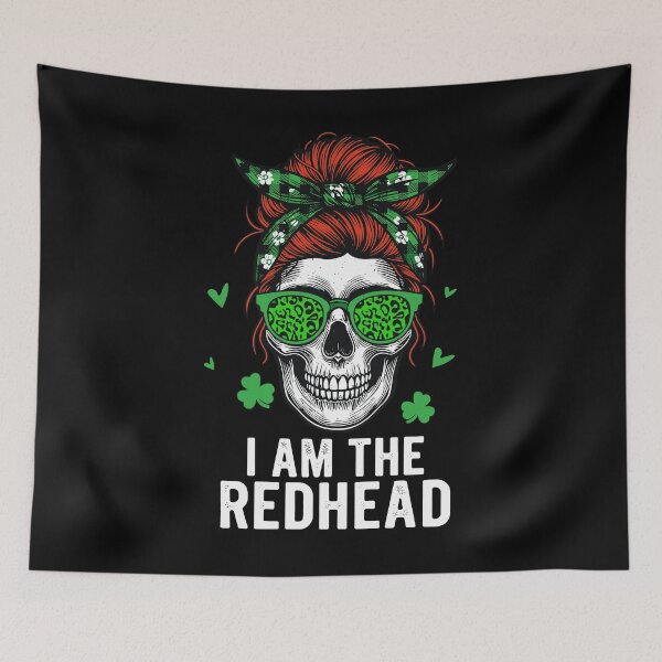 Item preview, I AM THE REDHEAD, St. Patrick's Day Gift For Redheads designed and sold by Animal-Replicas.