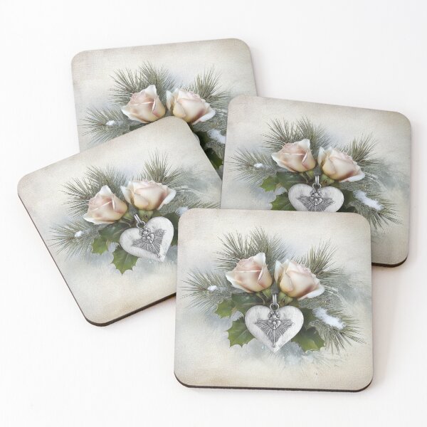 Item preview, Vintage Christmas heart ornament art designed and sold by olenapetol.