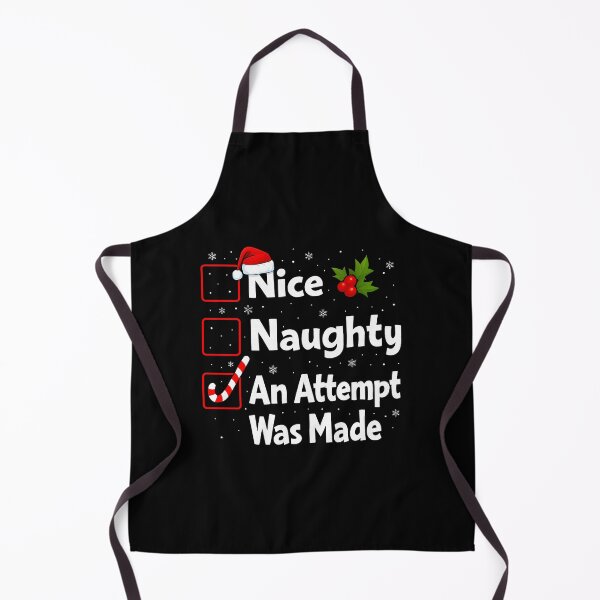 Item preview, Funny Nice Naughty Attempt Holiday Checklist designed and sold by barrycantre11.