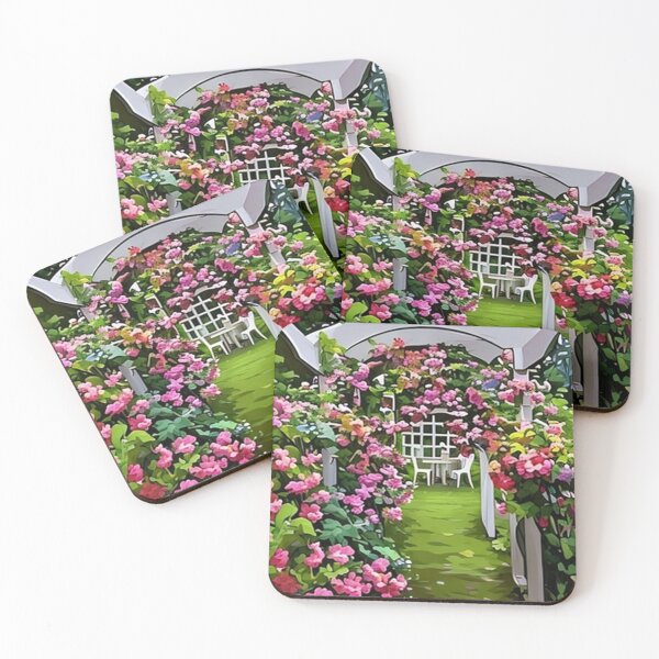 Item preview, Painting of Climbing Roses designed and sold by tomorrowsart.