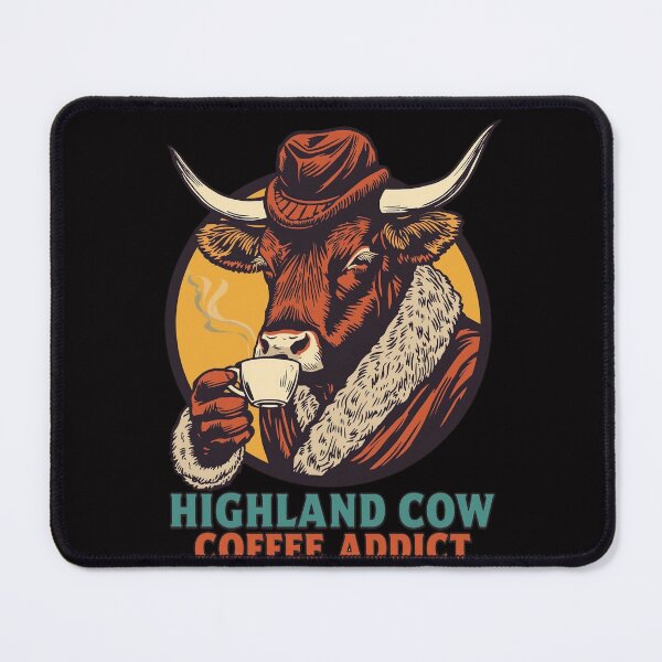 Item preview, Highland Cow Coffee Lover designed and sold by HaarlemPinupParadise.