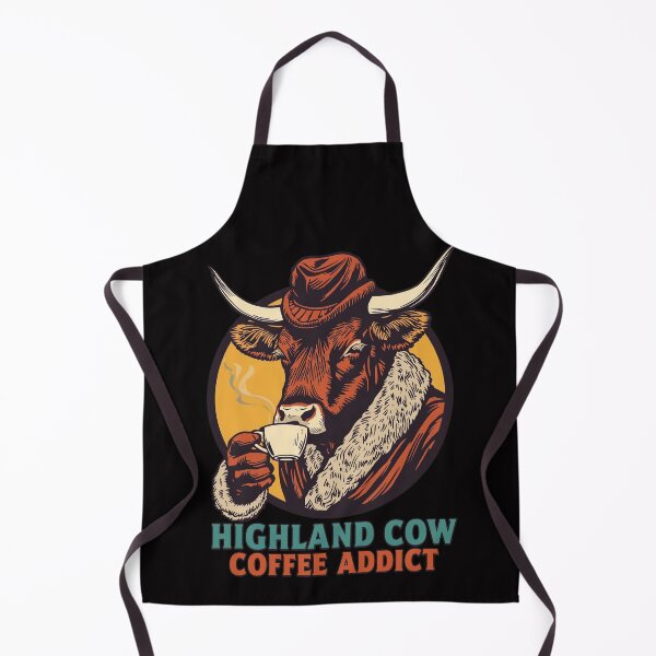 Item preview, Highland Cow Coffee Lover designed and sold by HaarlemPinupParadise.