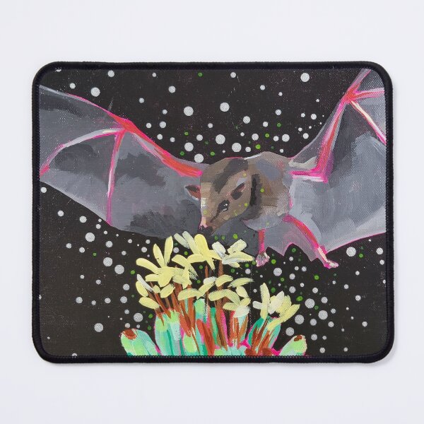 Item preview, Bat and flowers designed and sold by MarlaMorrisonArt.