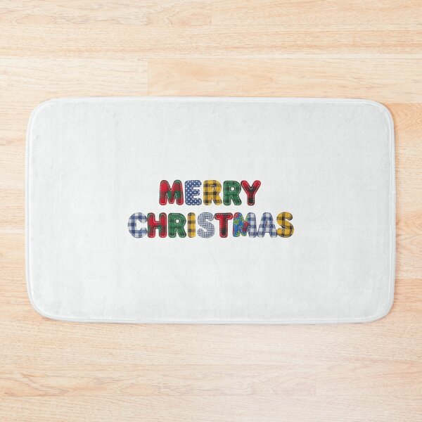 Item preview, Patchwork “Merry Christmas” — Plaid & Patterned Letters designed and sold by UniqueArtsOnly.