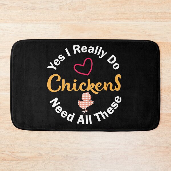 Item preview, Funny Chicken Quote – "Yes I Really Do Need All These Chickens" – Poultry Lover Gift Idea designed and sold by karibov.