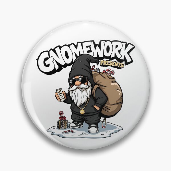 Item preview, Gnomework Delivery – Streetwise Gift Runner Christmas Art designed and sold by MiszungART.