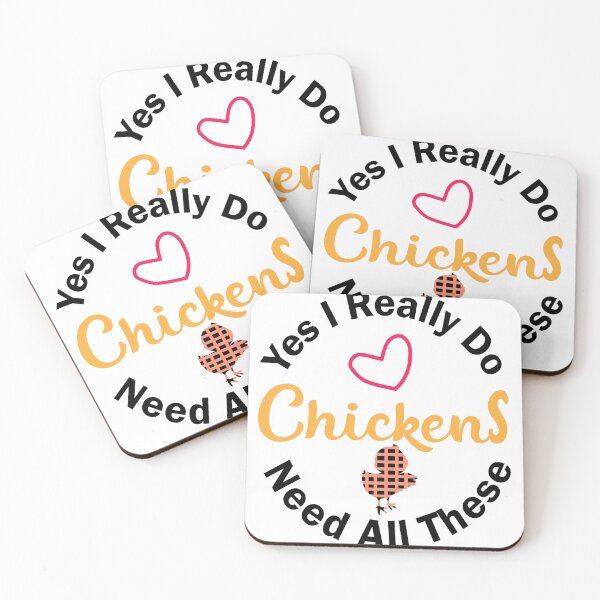 Item preview, Funny Chicken Slogan: "I Really Do Need All These Chickens" Quote | Best Gift for Chicken Mama, Farmer Dad & Homesteading designed and sold by karibov.