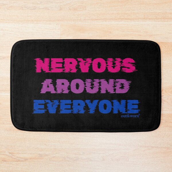Item preview, Nervous Around Everyone - Bisexual Design designed and sold by outandworn.