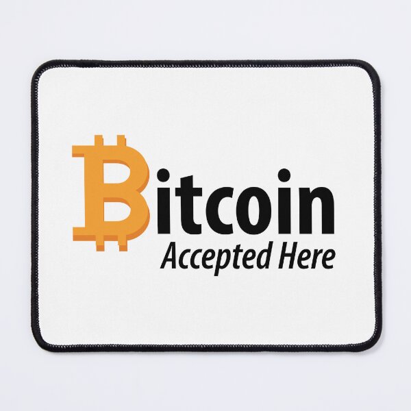 Item preview, Bitcoin Accepted Here Cryptocurrency designed and sold by Sucryptoz Store.