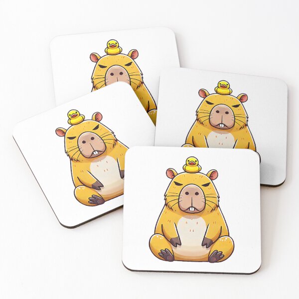 Item preview, Cute Capybara & Duck Bath Toys – Funny Animal Graphic designed and sold by Articooler.