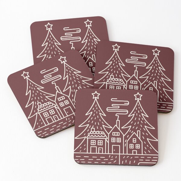 Item preview, Scandinavian Winter Village No. 2 – Winter Cottage Series. designed and sold by SaraSumi.