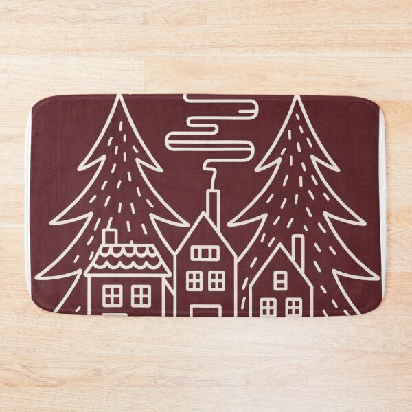 Item preview, Scandinavian Winter Village No. 2 – Winter Cottage Series. designed and sold by SaraSumi.