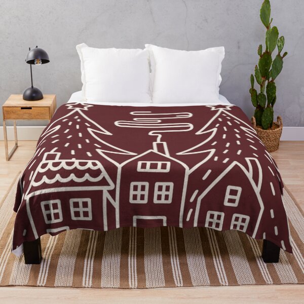 Item preview, Scandinavian Winter Village No. 2 – Winter Cottage Series. designed and sold by SaraSumi.