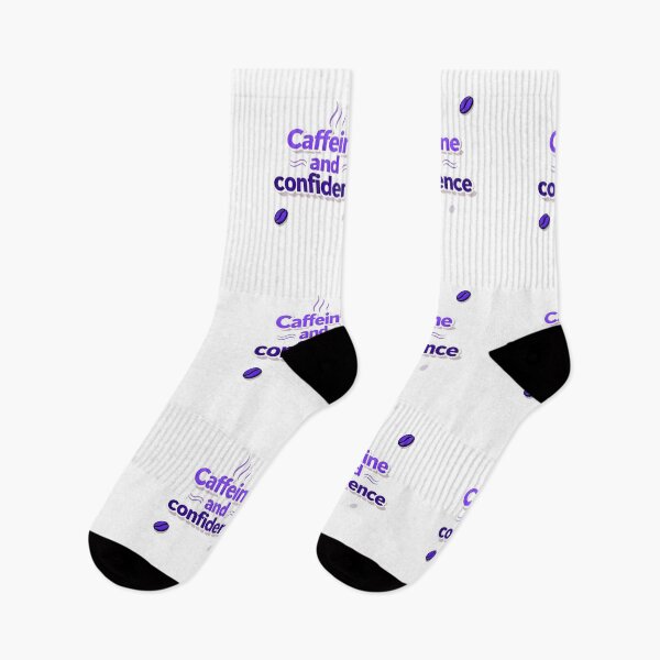 Item preview, Caffeine and Confidence Coffee aesthetic Quote designed and sold by SloganSauce.