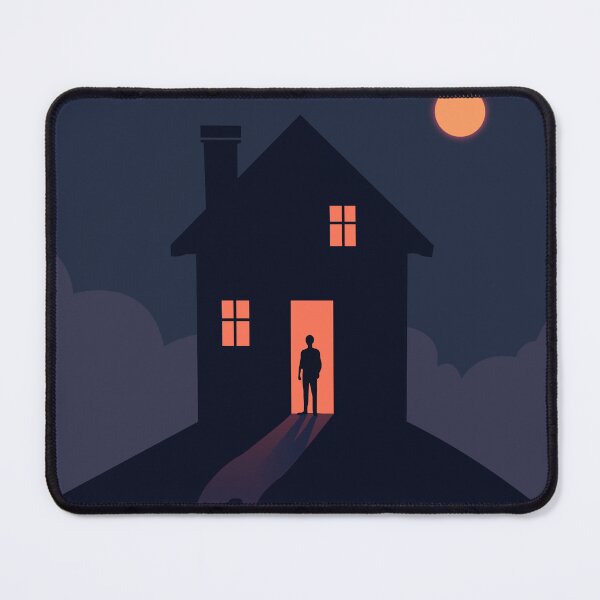 Item preview, Shadow Man at the Door designed and sold by Illustrator Bhaiya.