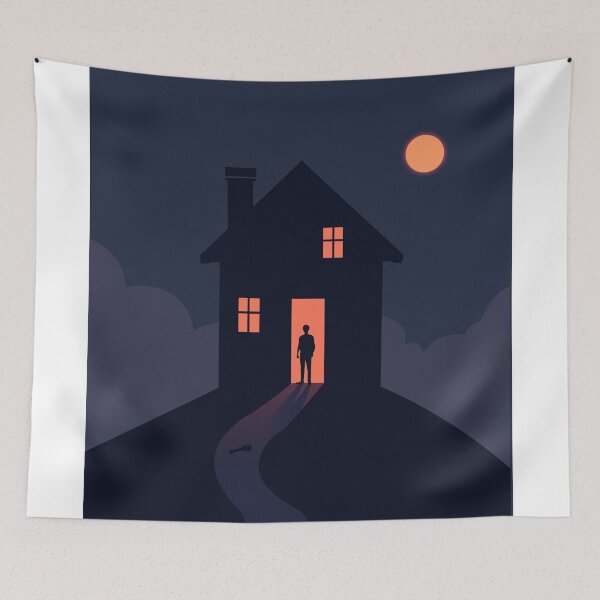 Item preview, Shadow Man at the Door designed and sold by Illustrator Bhaiya.