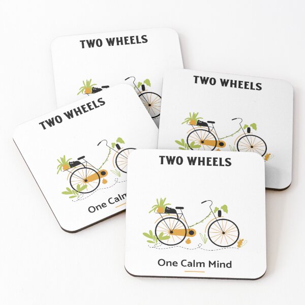 Item preview, Two Wheels One Calm Mind designed and sold by Tee-Tribu.
