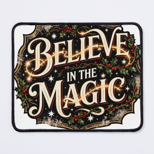 Item preview, Believe In The Magic Vintage Christmas designed and sold by Dxvect.