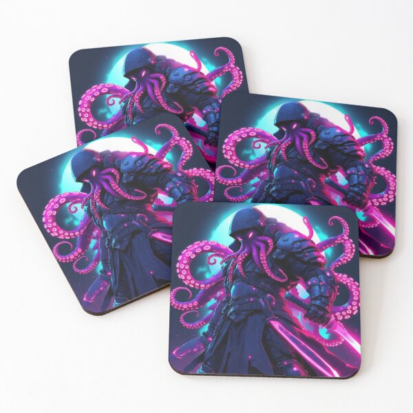 Item preview, Octopus Warrior – Mythical Sea Fighter Illustration designed and sold by SweetRossel.