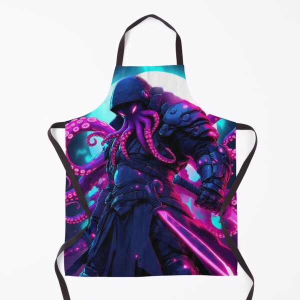Item preview, Octopus Warrior – Mythical Sea Fighter Illustration designed and sold by SweetRossel.
