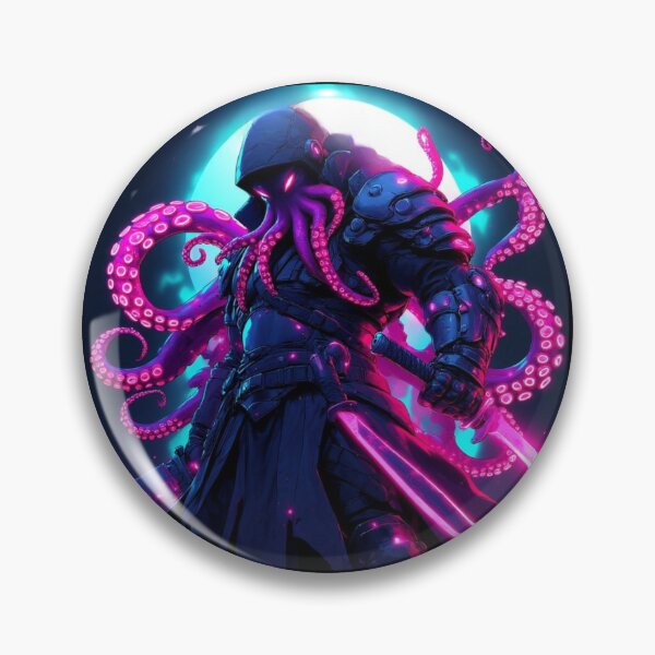 Item preview, Octopus Warrior – Mythical Sea Fighter Illustration designed and sold by SweetRossel.