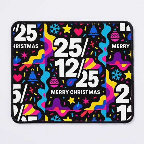 Item preview, Merry Christmas 25 12 25 Abstract Festive Holiday Design designed and sold by SplashTastic.