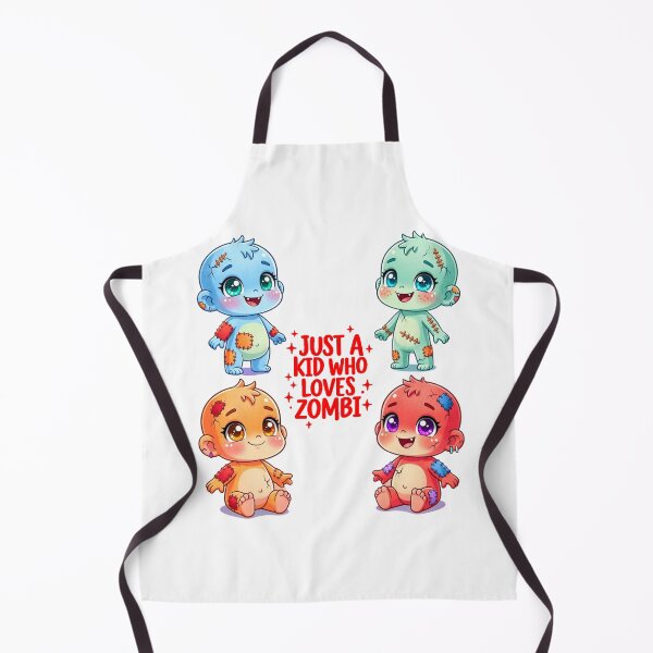 Item preview, Cute Baby Zombie Characters – “Just a Kid Who Loves Zombies” Watercolor Chibi Design designed and sold by Zippy Creation.