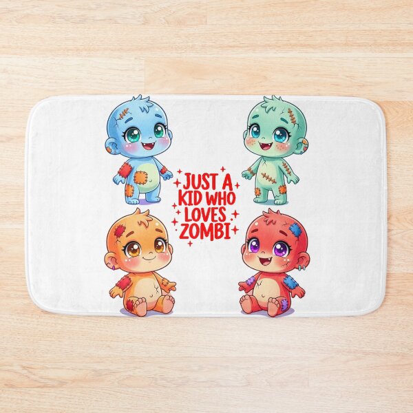 Item preview, Cute Baby Zombie Characters – “Just a Kid Who Loves Zombies” Watercolor Chibi Design designed and sold by Zippy Creation.