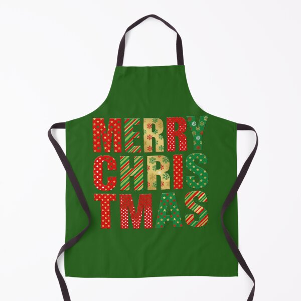 Item preview, Bold Patterned Block “Merry Christmas” — Stacked Holiday Typography designed and sold by UniqueArtsOnly.