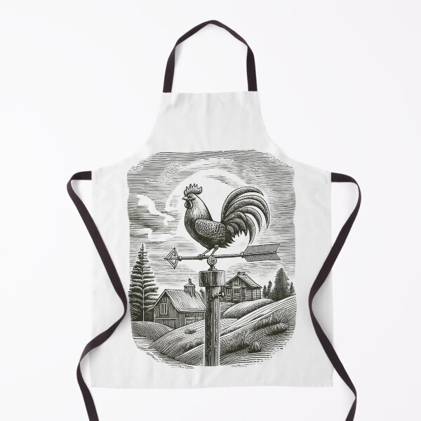 Item preview, Vintage Rooster Weather Vane - Vintage Pencil Drawings designed and sold by RockitBaby.