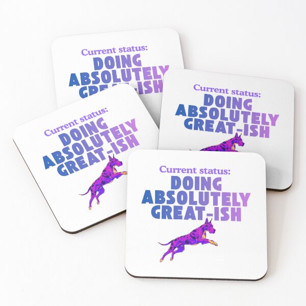 Item preview, Current Status: Great-ish Vibes sarcastic humor designed and sold by SloganSauce.