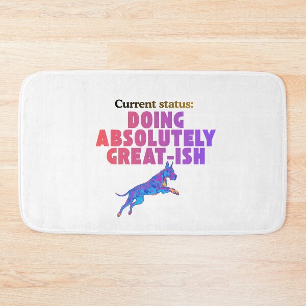Item preview, Current Status: Great-ish Vibes mood update designed and sold by SloganSauce.