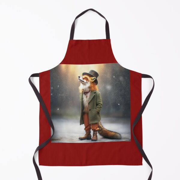 Item preview, Gentlemen Red Fox with Top Hat designed and sold by Mr-Tshirts.