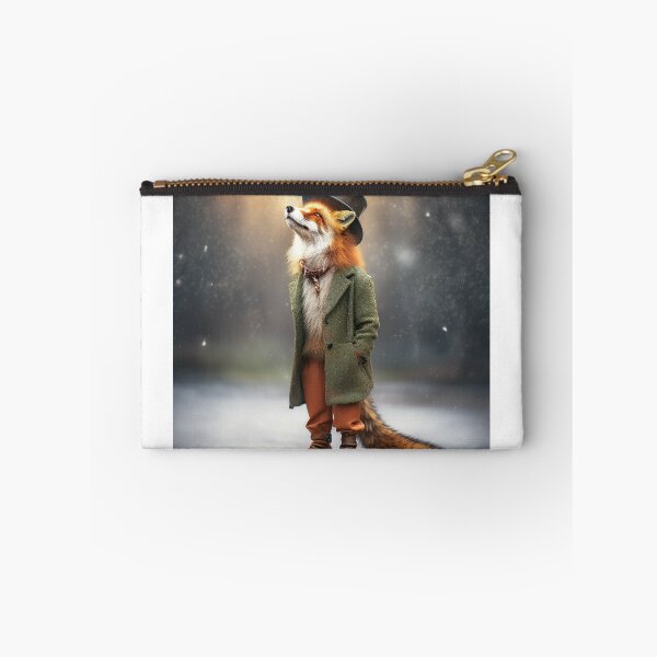 Item preview, Gentlemen Red Fox with Top Hat designed and sold by Mr-Tshirts.