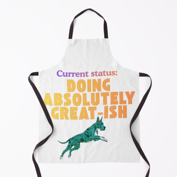 Item preview, Current Status: Great-ish Vibes funny saying designed and sold by SloganSauce.