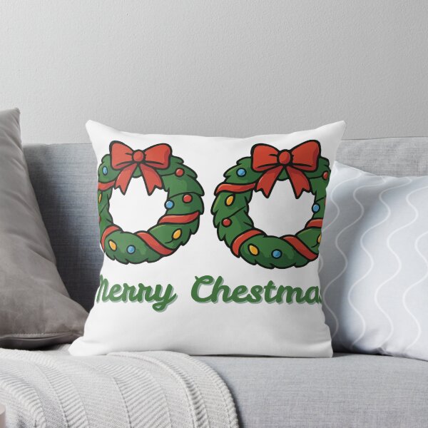 Item preview, Merry Chestmas – Funny Christmas Wreath Chest Humor Shirt designed and sold by RollForDesignCo.
