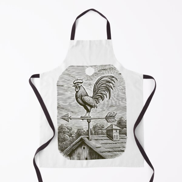 Item preview, Rustic Rooster Weather Vane - Vintage Pencil Drawings designed and sold by RockitBaby.