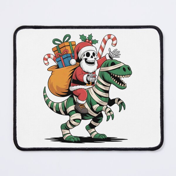 Item preview, Skeleton Santa Riding T-Rex Christmas T-Shirt, Spooky Christmas Dinosaur Tee, Candy Canes & Gifts designed and sold by Happy'CLICK'.
